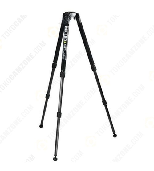 Miller SOLO DV Carbon Fiber 2-Stage Tripod Legs (75mm Bowl) - Supports 44 lbs